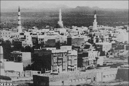 ساختار درونی و بیرونی مسجدالنبی تصاویر قدیمی ساختار درونی و بیرونی مسجدالنبی تصاویر قدیمی